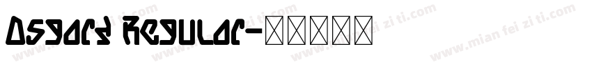 Asgard Regular字体转换